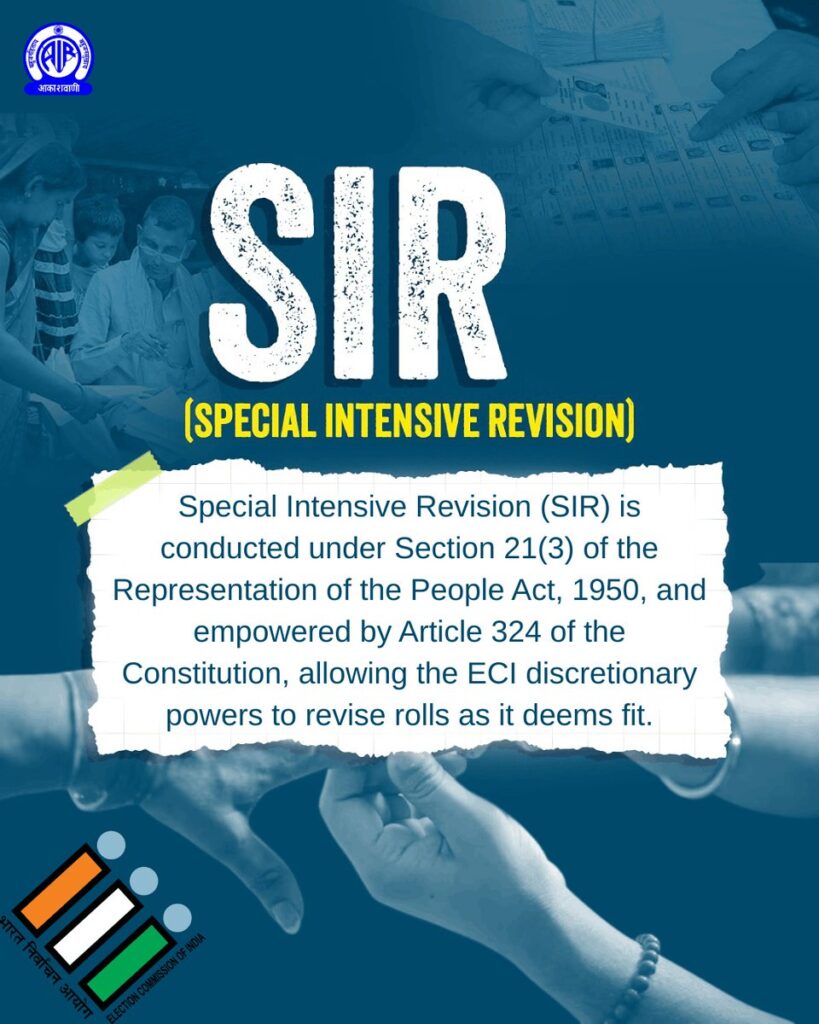 Special Intensive Revision (SIR): Safeguarding the Integrity of India’s Electoral Roll g7zaiyjb0am gpt